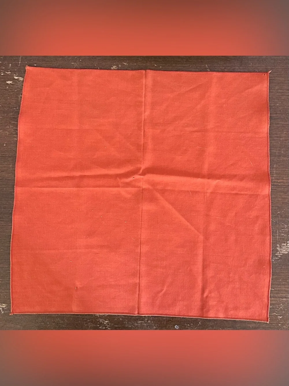 Set of 4 cloth napkins • 16” x 16”